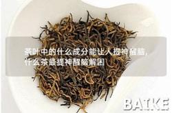 茶叶提神的成分