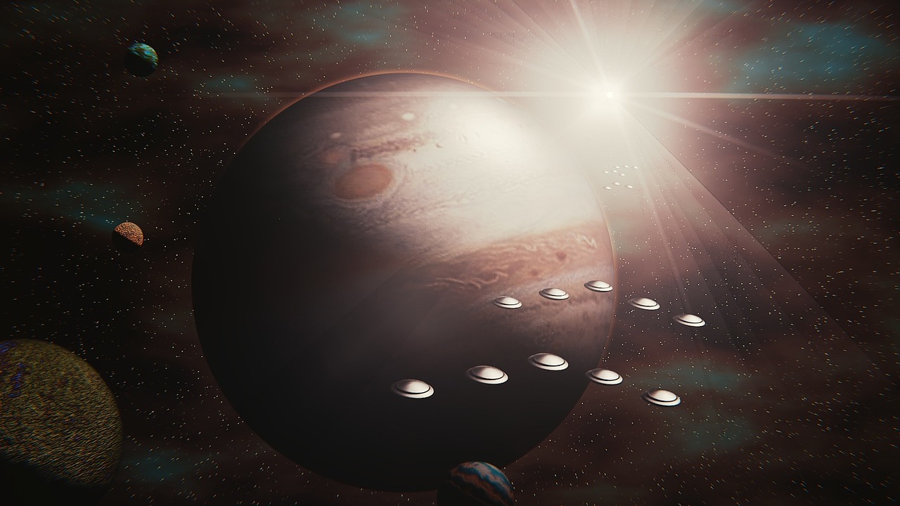 迷人的天文盛宴，金星合木星，宇宙的浪漫握手