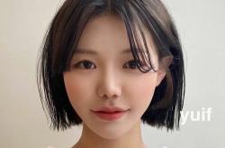 秦先生酒红短发