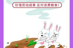 制止餐饮浪费简笔画图片